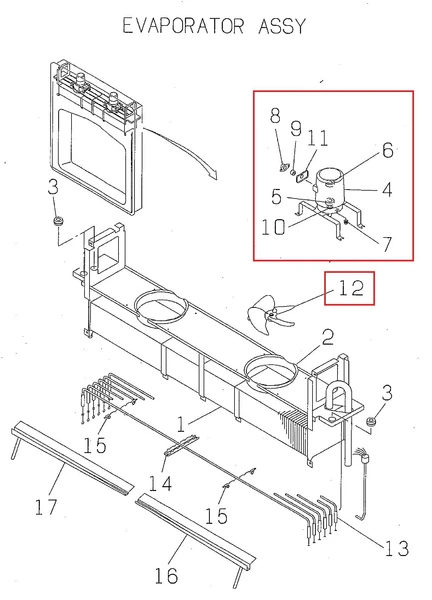 Двигатель вентилятора испарителя - цена, фото, характеристики - ООО \